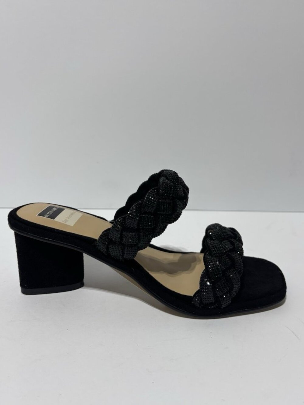 Bctex Coll Women’s Black Heeled Sandals, Size 6.5 M